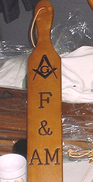 Masonic Paddle medium Masonic Paddle medium