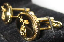 Masonic Premium Cufflinks gold-2sm