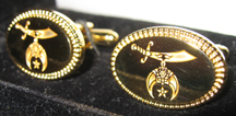 Masonic Premium Cufflinks goldsm