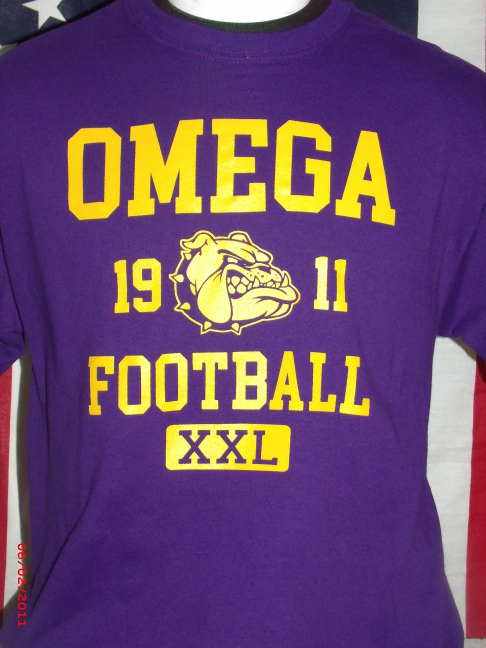 Omega Purple Football Tee